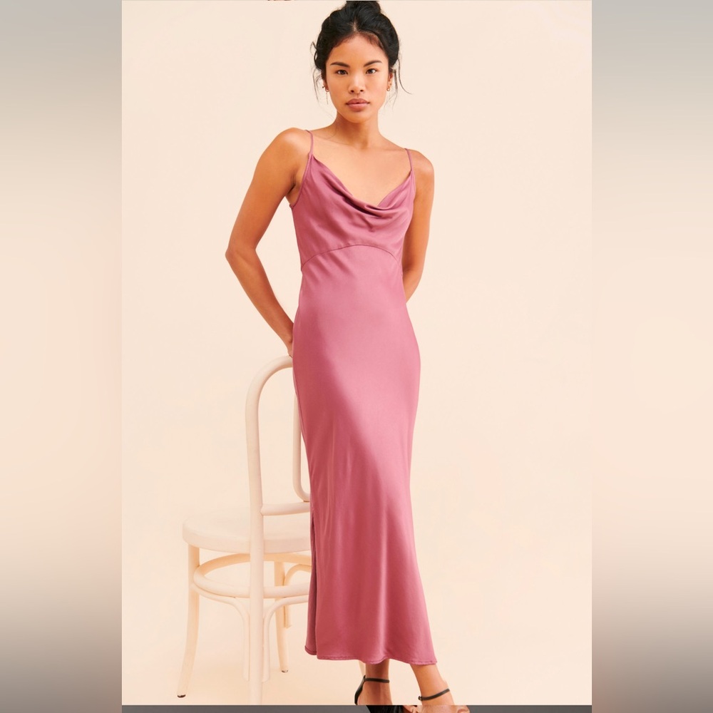 Anthropologie Elyse Bias Slip Dress